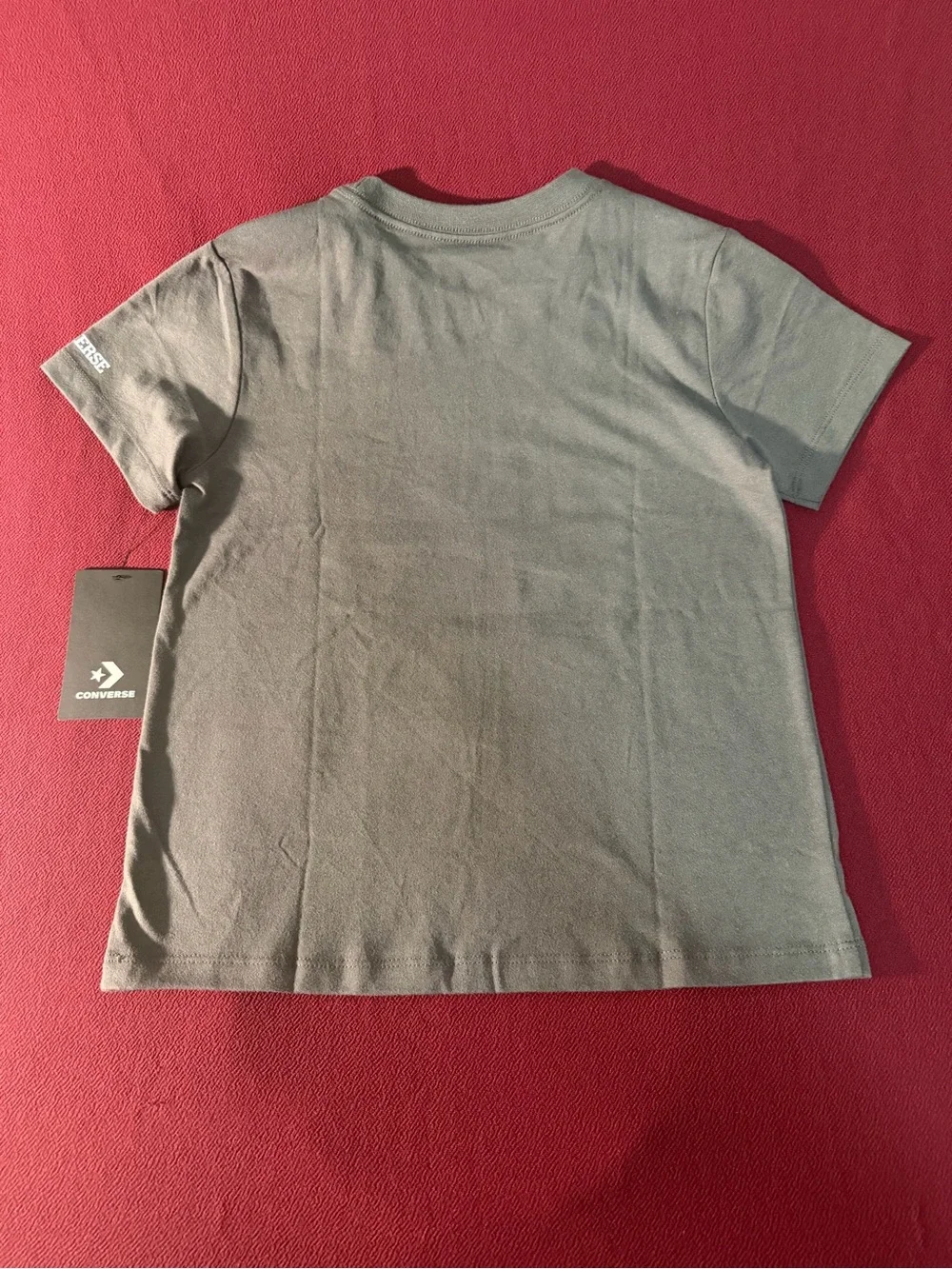 Converse Gray Tee with Pastel Sneaker Graphic
